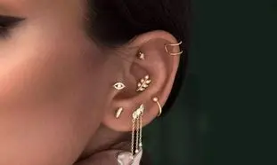 پرطرفدارترین زیور آلات پیرسینگ طلا