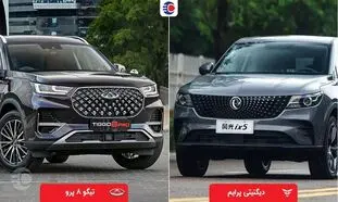 نبرد قیمتی در بازار خودروهای کراس‌ اوور: دیگنیتی 1403 در مقابل تیگو 8