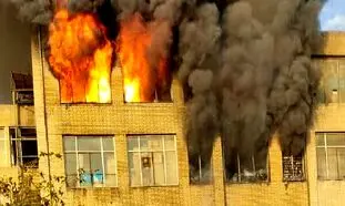 آتش سوزی گسترده در ناصرخسرو