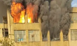 آتش سوزی گسترده در ناصرخسرو