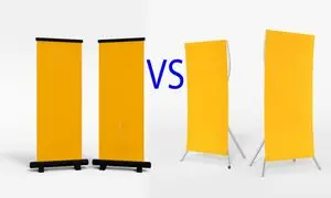 برای تبلیغات نمایشگاهی استند ایکس بهتر است یا رول آپ؟
