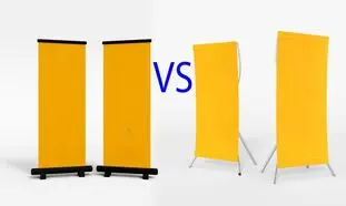 برای تبلیغات نمایشگاهی استند ایکس بهتر است یا رول آپ؟
