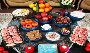 چیدن یک سفره یلدا معمولی چقدر آب می خورد؟