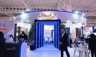 بازدید رئیس سازمان برنامه ‌‌و بودجه و مدیرعامل مخابرات از غرفه آسیاتک