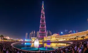 تفریحات شبانه در تور دبی پرواز امارات