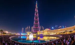 تفریحات شبانه در تور دبی پرواز امارات