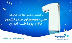 بازار پرداخت ایران در دست سپ/ فاصله زیاد رقبا تا صدرنشین صنعت پرداخت