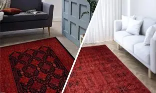 تغییر شگرف در دکوراسیون با خرید فرش قرمز جدید