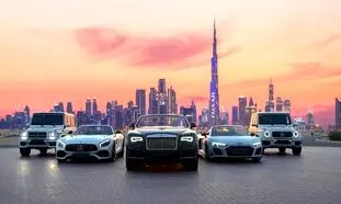 اجاره خودرو در دبی برای عکاسی و تولید محتوا با دیاررنت