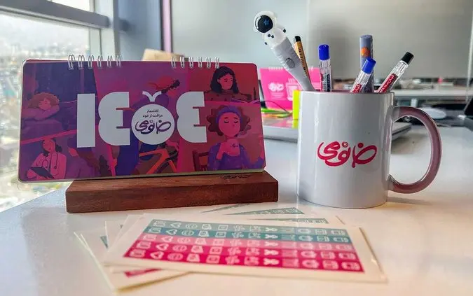 انتشار تقویم 1404 خانومی با تمرکز بر خودمراقبتی زنان