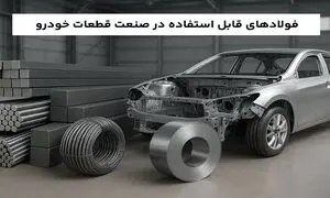 فولادهای قابل استفاده در صنعت قطعات خودرو