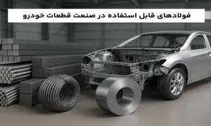 فولادهای قابل استفاده در صنعت قطعات خودرو