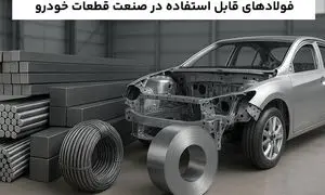 فولادهای قابل استفاده در صنعت قطعات خودرو