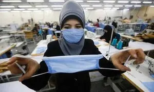 گروه خودروسازی سایپا ماسک بهداشتی تولید می‌کند