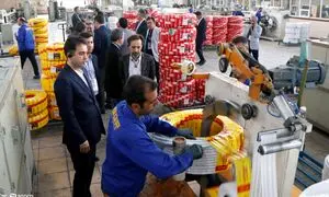 بازدید هیات مدیره سازمان نظام مهندسی ساختمان تهران از کارخانه گیتی‌ پسند اصفهان