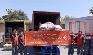 اهداء 146 بسته 10 کیلویی برنج به نیازمندان استان کرمانشاه