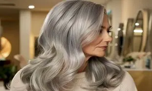 بهترین ترکیب رنگ مو برای موهای سفید بدون دکلره