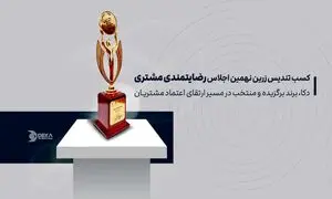دکا، برند برگزیده و منتخب در نهمین اجلاس سراسری رضایتمندی مشتری