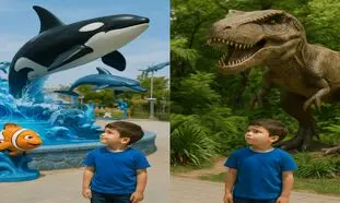 اقیانوس پارک را برای پسربچه ها انتخاب کنیم یا پارک ژوراسیک؟