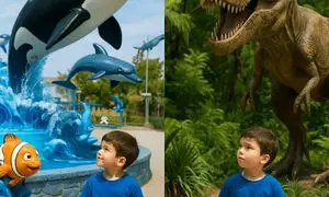 اقیانوس پارک را برای پسربچه ها انتخاب کنیم یا پارک ژوراسیک؟