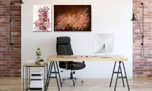 زیباترین تابلوهای نقاشی برای دفتر کار شیک و مدرن