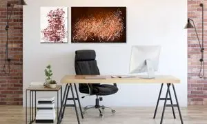 زیباترین تابلوهای نقاشی برای دفتر کار شیک و مدرن