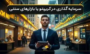 سرمایه‌ گذاری در کریپتو یا بازارهای سنتی؟ کدام گزینه پول‌ سازتر است؟