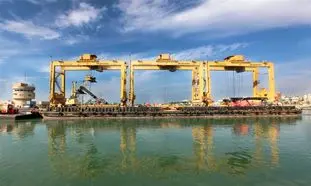 توان ساخت داخل در تولید تجهیزات بندری