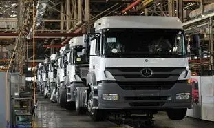 بهبود شرایط برای فروش کامیون‌های دایملر در هند