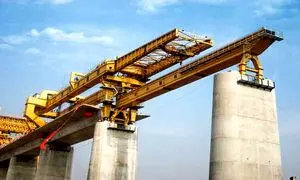پل سازی تماشایی ماشین غول پیکر  چینی + فیلم