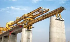 پل سازی تماشایی ماشین غول پیکر  چینی + فیلم