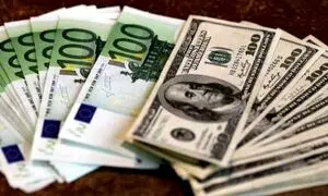 دلار 100 تومان و یورو 250 تومان گران شد