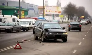 سمند صادراتی ایران در بلاروس حادثه آفرید + فیلم