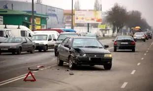 سمند صادراتی ایران در بلاروس حادثه آفرید + فیلم