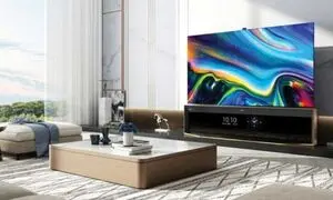 رونمایی از اولین تلویزیون دو نمایشگره 8K دنیا