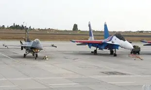 جنگنده اف 16 روسی شبکه های اجتماعی را حیرت زده کرد + عکس