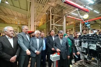 افتتاح خط تولید موتور TGDI در کرمان موتور