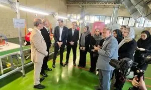 افتتاح خط تولید موتور جاروبرقی گلدیران
