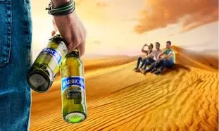 کمپین تبلیغاتی باربیکن نمونه تبلیغات محیطی استاندارد و حرفه‌ای