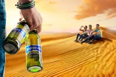 کمپین تبلیغاتی باربیکن نمونه تبلیغات محیطی استاندارد و حرفه‌ای