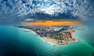 بلو، حامی ماراتن بزرگ کیش شد