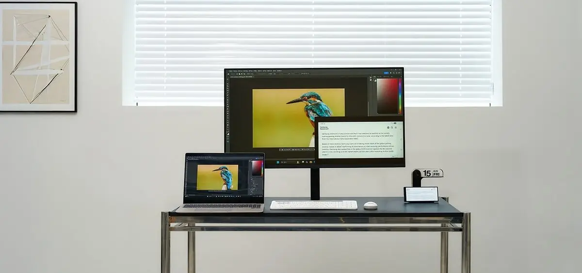 بررسی مانیتور 37 اینچی ViewFinity S8 سامسونگ؛ وضوح 4K و رنگ‌های واقعی