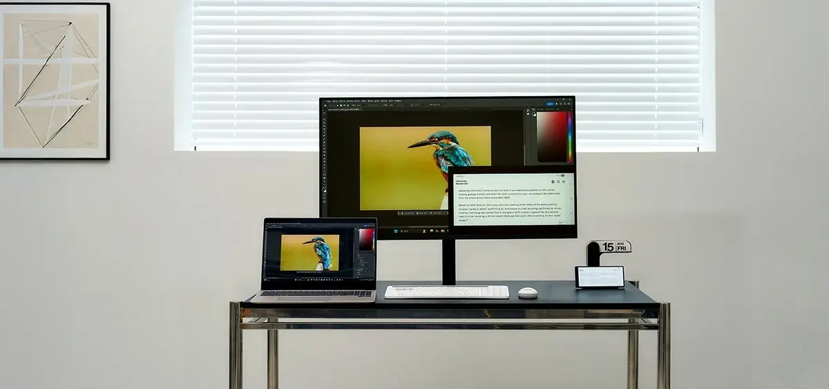 بررسی مانیتور 37 اینچی ViewFinity S8 سامسونگ؛ وضوح 4K و رنگ‌های واقعی