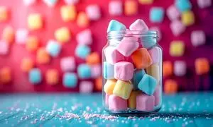 رونمایی محصول جدید شادیچه در نمایشگاه شیرینی و شکلات