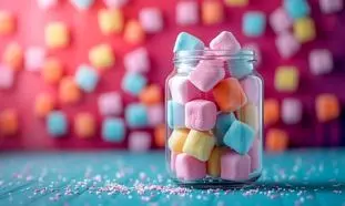 رونمایی محصول جدید شادیچه در نمایشگاه شیرینی و شکلات