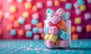 رونمایی محصول جدید شادیچه در نمایشگاه شیرینی و شکلات