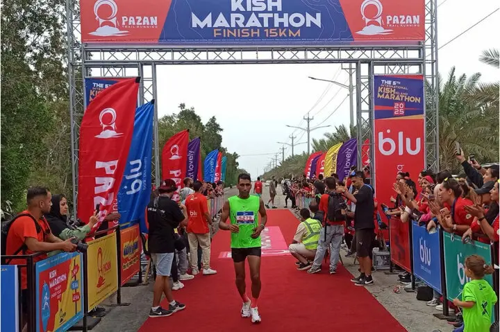 ماراتن کیش ۱۴ آذر برگزار شد