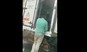 واکنش پلیس به فیلم کامیون شرکت کاله