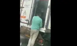 واکنش پلیس به فیلم کامیون شرکت کاله