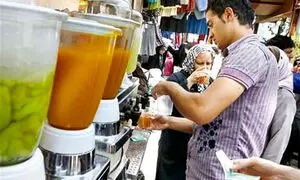 کاهش فروش بستنی و آبمیوه در اوج گرمای تابستان
